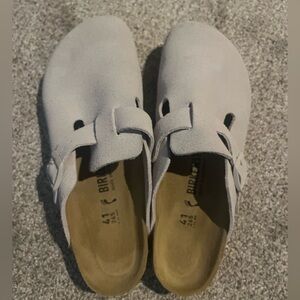 Birkenstock Boston clog white